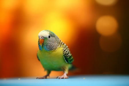 Very cute Parakeet in nature, national geography, Wide life animals. AI Generated.の素材