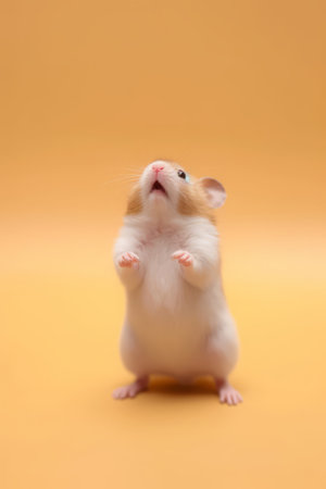 Very cute baby Hamster in nature, national geography, Wide life animals. AI Generated.の素材