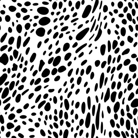 Abstract black and white seamless background.のイラスト素材