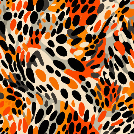 Abstract black and white seamless background.のイラスト素材