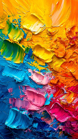 Abstract art background. Hand-painted background. SELF MADE.の素材