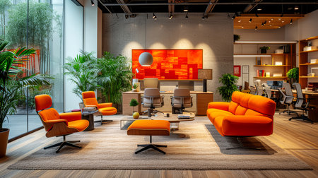 Interior of a modern office.の素材