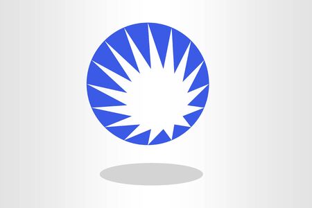 Illustration of blue decorative designの写真素材