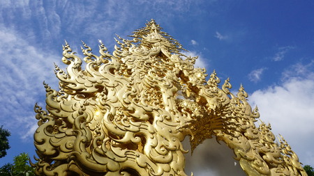 The Art of Thailand Temple Paintingの写真素材