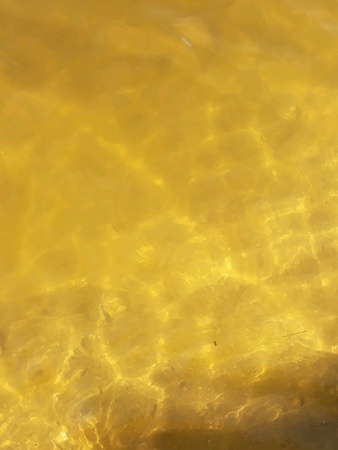 Beautiful golden water in the damの素材