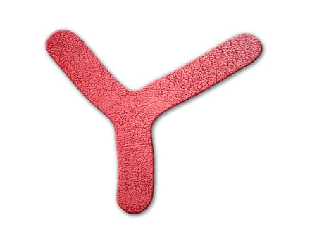 colorful of abc font leatherの写真素材