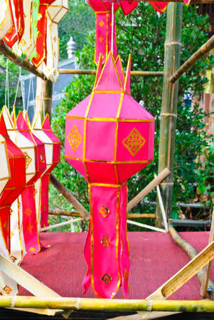thai lanna lanternの写真素材