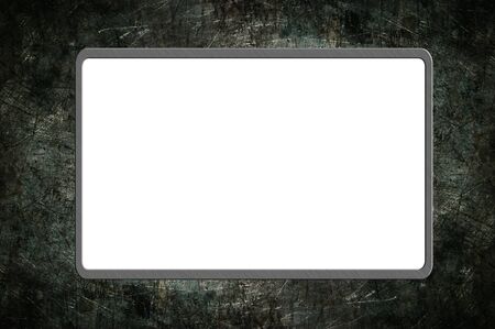 Empty advertisement with lightsの写真素材