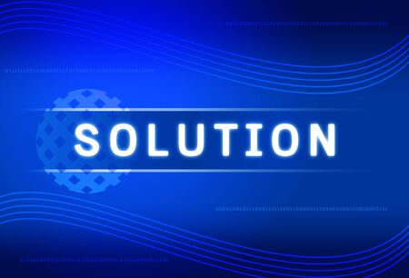 business background solutionの写真素材