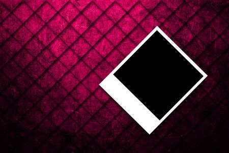 photo frame on abstract grunge of  pink metal texture backgroundの写真素材