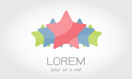 logo star designのイラスト素材