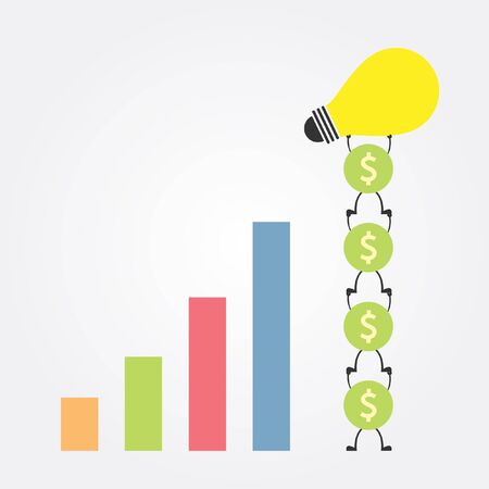 good idea for good moneyのイラスト素材