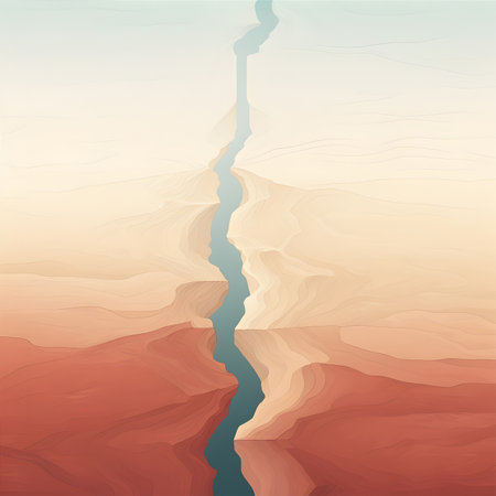 abstract background with water and sand. AI Generativeの素材