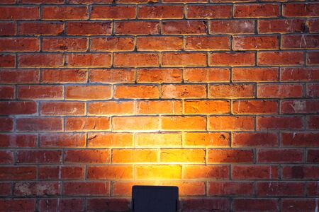 Light on wallの写真素材