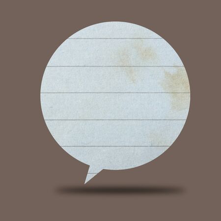 Paper Speech Bubble