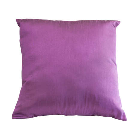 Purple or Violet Pillow Isolated on White Backgroundの写真素材