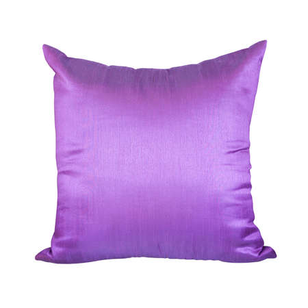 Purple or Violet Pillow Isolated on White Backgroundの写真素材