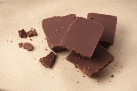 Pieces of Dark Chocolate