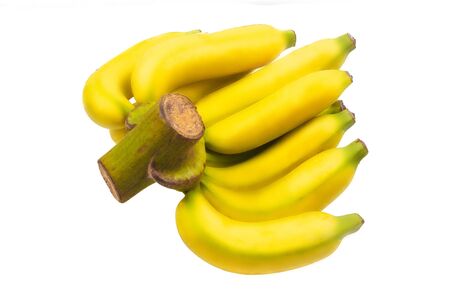 Bananas isolated on white backgroundの写真素材