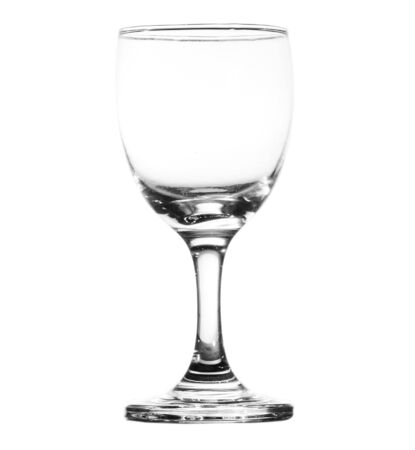 White wine glass transparent backgroundの写真素材