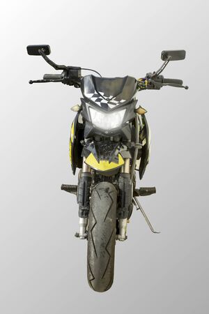 Motorcycle isolated   
White backgroundの写真素材