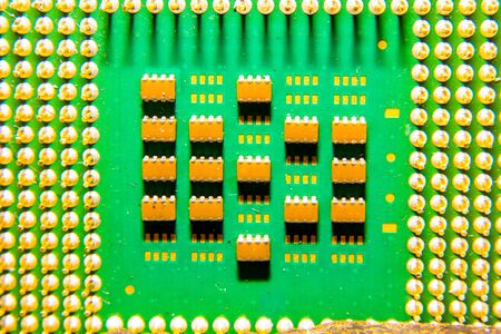 cpu computer chipsの写真素材