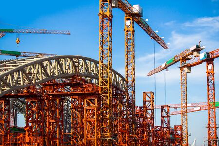 Construction freeway traffic fixの写真素材