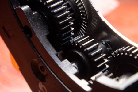 Engine Repair and tiny tiny screwdriver.の写真素材