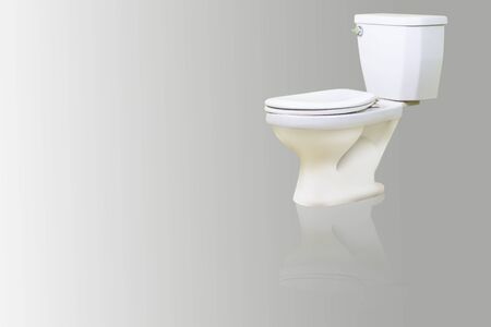 flush toilet  Blue water  Cleanlinessの写真素材