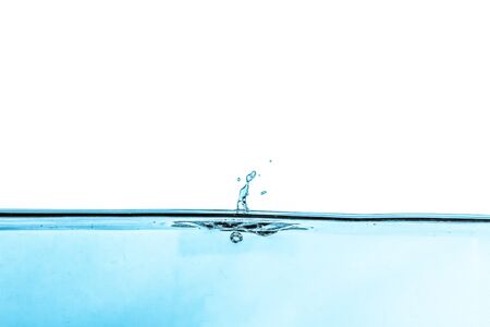 surface of the soft water and water splashの写真素材
