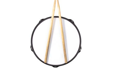Trio drums and 
Snare, white backgroundの写真素材