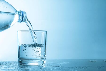 Pour water into the glass 
Cleanness
natureの写真素材