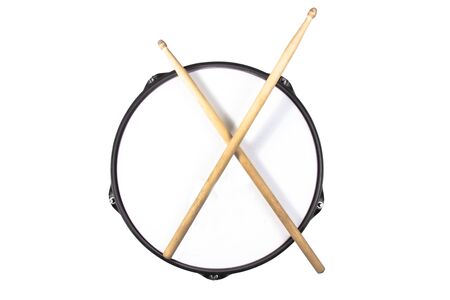 Trio drums and 
Snare, white backgroundの写真素材