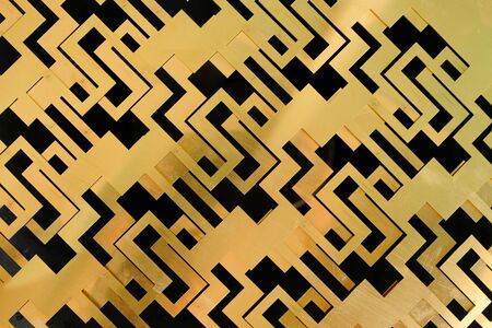 a metal cut on dark background