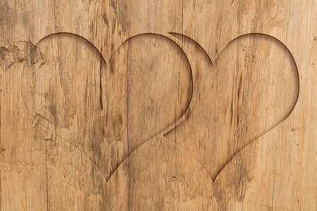 Grunge Heart wood texture backgroundの写真素材