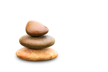 Stone spa isolated on white backgroundの写真素材