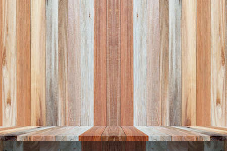 Wood background texture floor with wall wooden blank for design