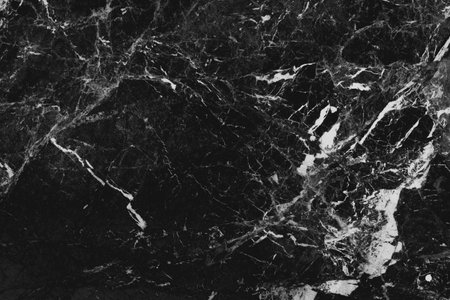 Marble black background, Dark floor stone counter pattern tile, Natural gray dusk interiorの写真素材