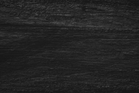 wood black background, dark texture table top view, space gray luxury blank for designの写真素材
