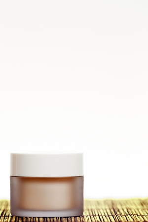 Skincare cream isolated on white background.の写真素材