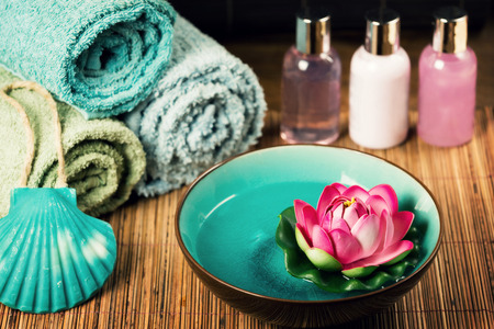 Beautiful arranged spa elements.の写真素材