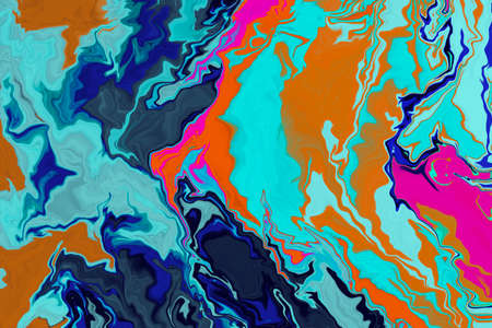 Abstract Liquid marble texture. Fluid art background in gum tone. Modern surface design style....