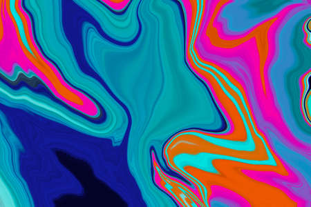Abstract Liquid marble texture. Fluid art background in gum tone. Modern surface design style....