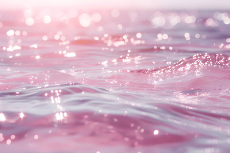 Pink sea Bokeh Sparkleの素材