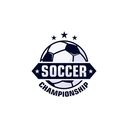 Football club bagde, soccer championship , Football tournament. Vector logo templateのイラスト素材