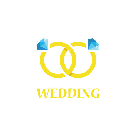 Wedding vector logo templateのイラスト素材