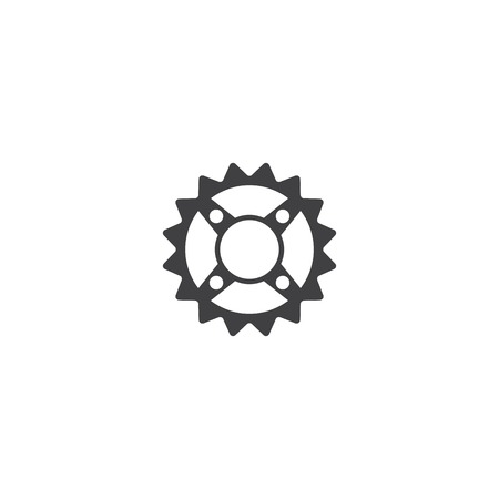 Cogwheel icon vectorのイラスト素材