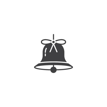 Christmas bell icon vectorのイラスト素材