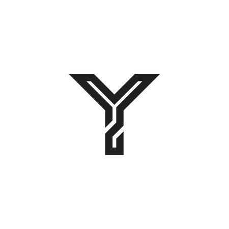 Creative Modern letter Y. Vector logo icon templateのイラスト素材