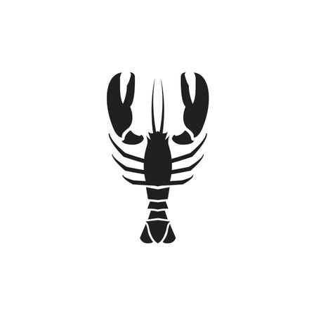 Lobster. Vector logo icon templateのイラスト素材